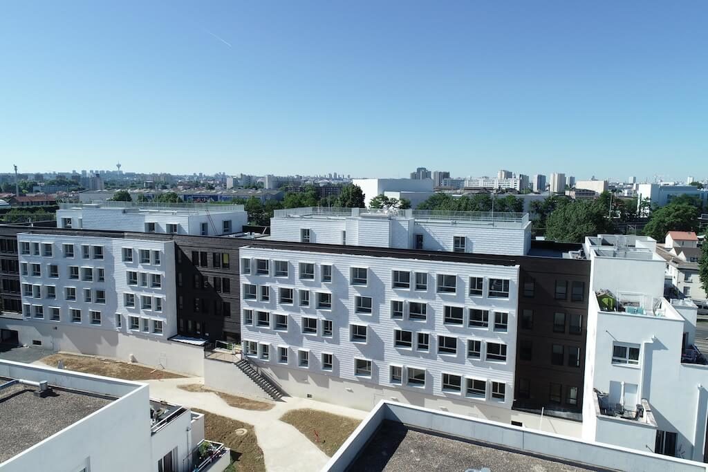 bio'bric façades - bardage émaillé - La Courneuve